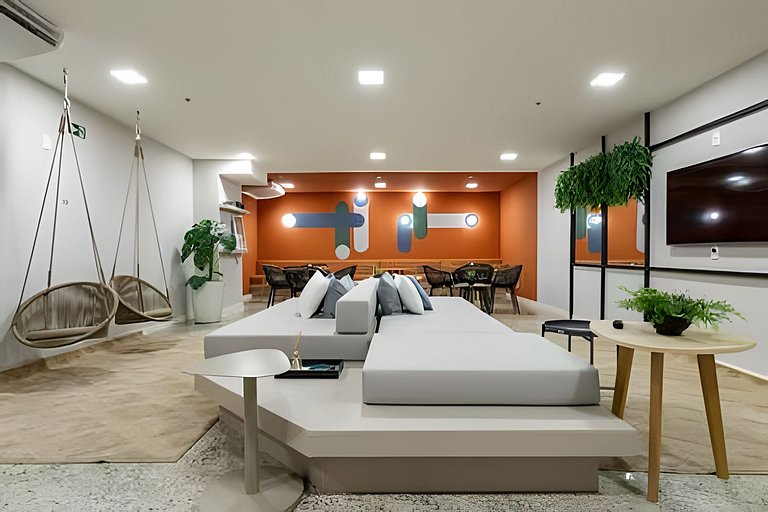 Incrível studio com infra estrutura e perto das praias