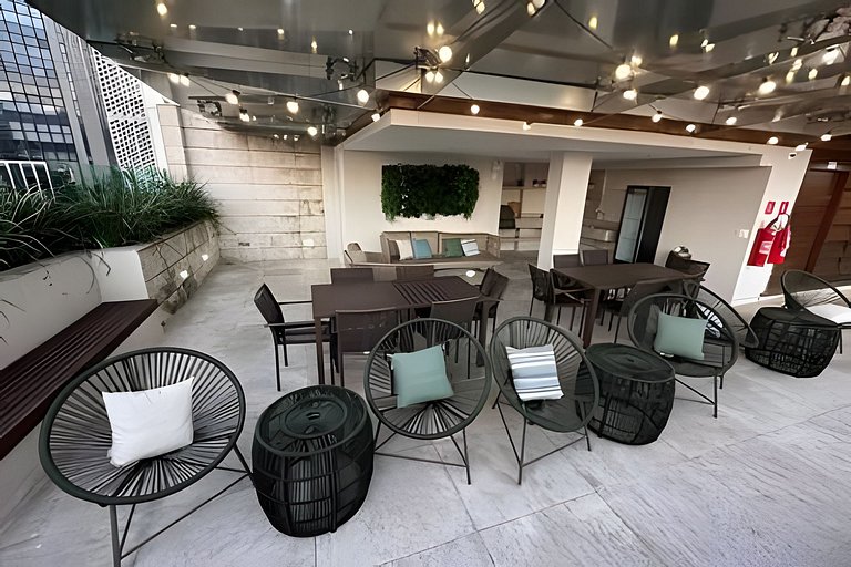 Incrível studio com infra estrutura e perto das praias