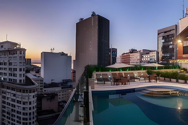 Incrível studio com infra estrutura e perto das praias