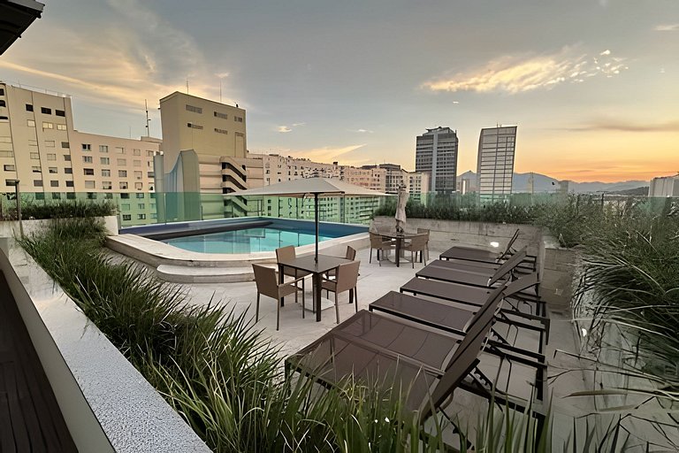 Incrível studio com infra estrutura e perto das praias