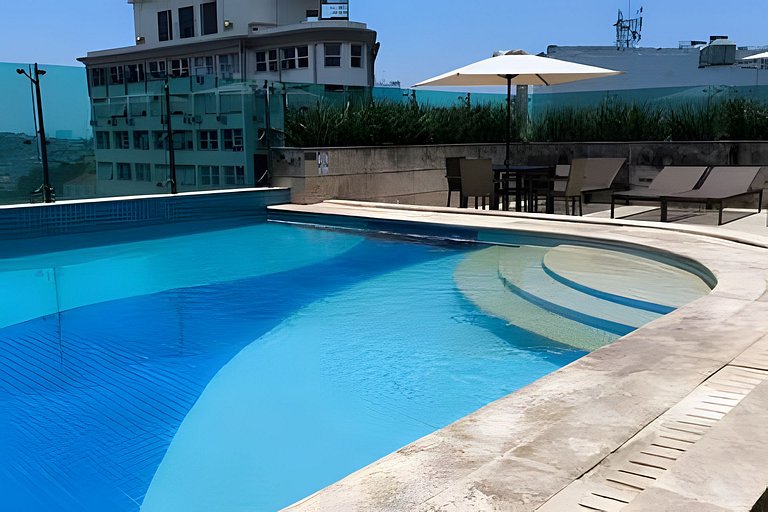 Incrível studio com infra estrutura e perto das praias