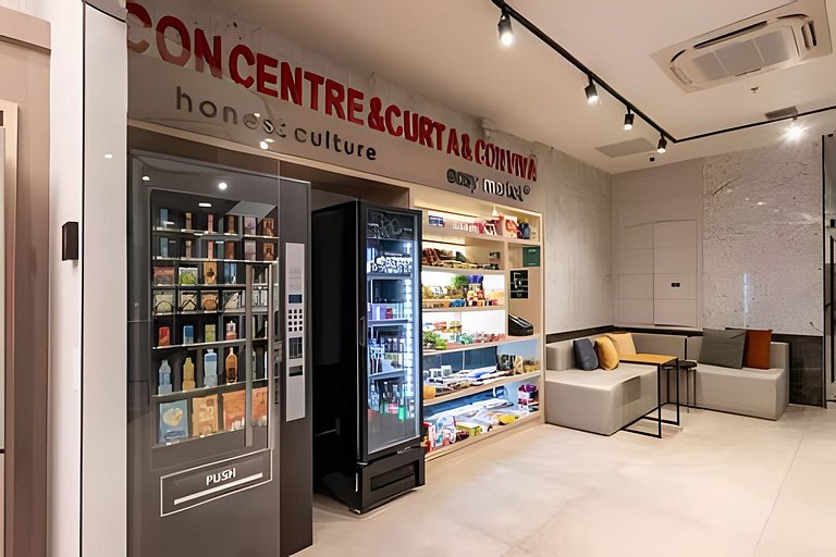 Incrível studio com infra estrutura e perto das praias