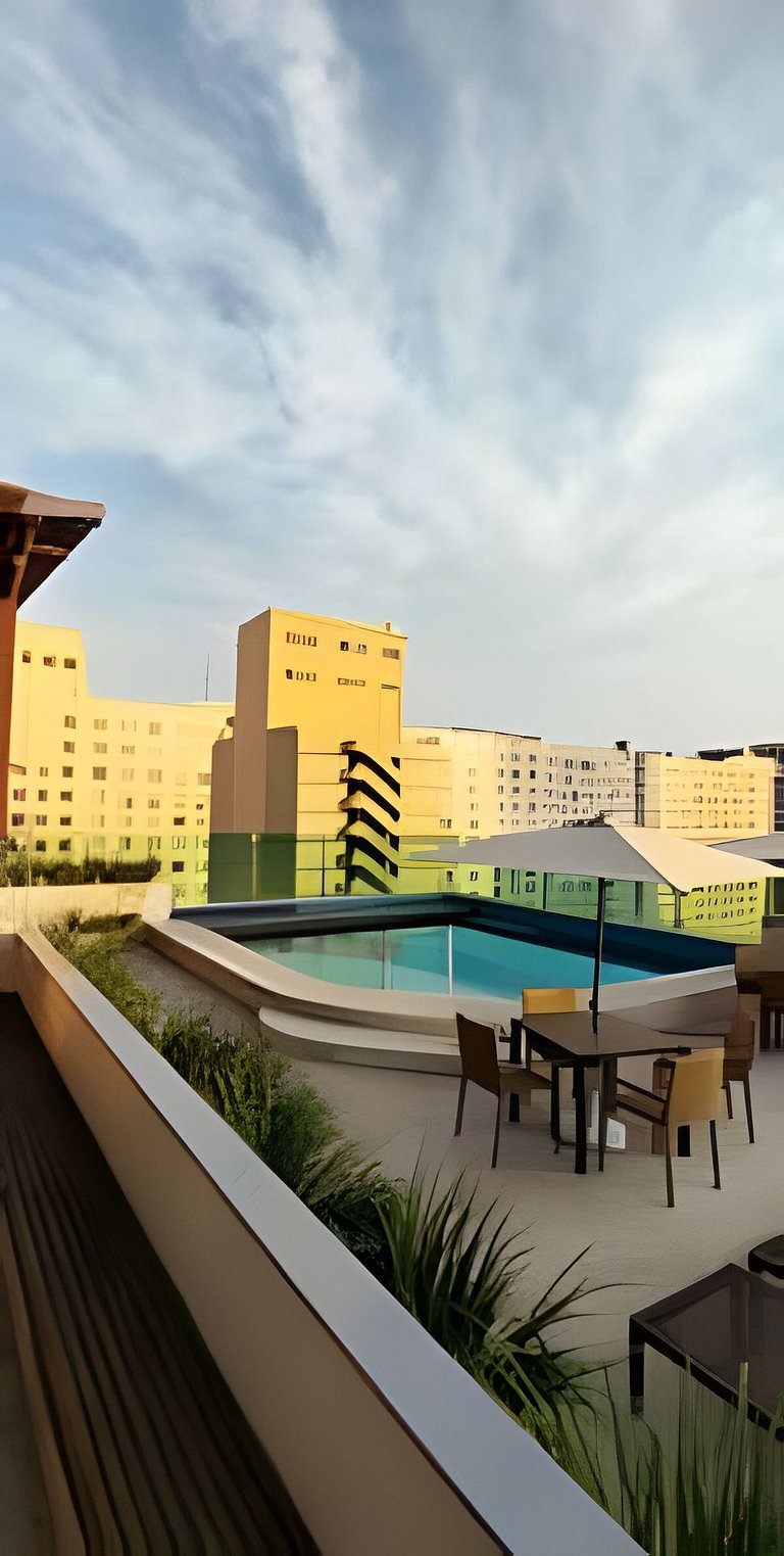 Incrível studio com infra estrutura e perto das praias