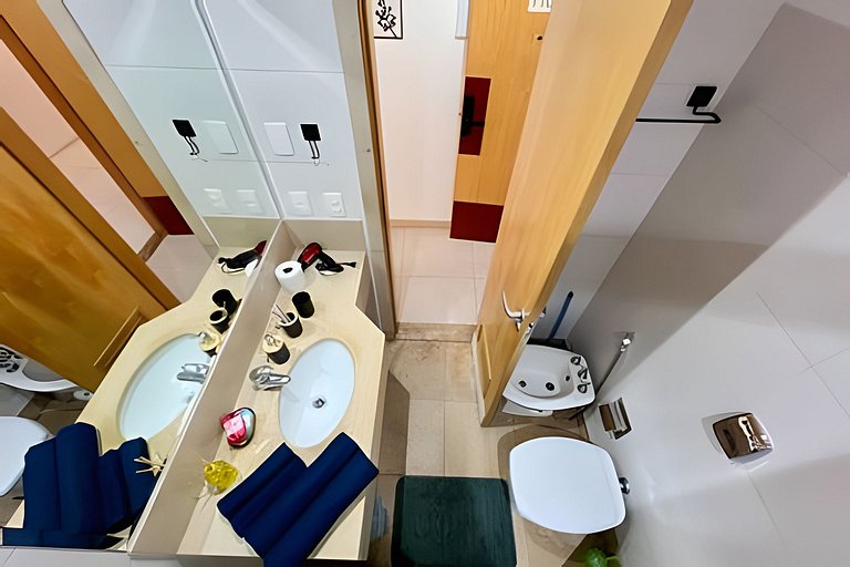 Studio 1103: Piscina, academia, Wi-Fi e conforto!