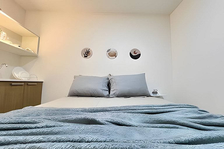 Studio 1409: Piscina, academia e Wi-Fi.