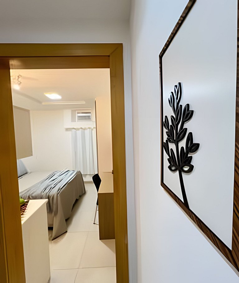 Studio 1409: Piscina, academia e Wi-Fi.