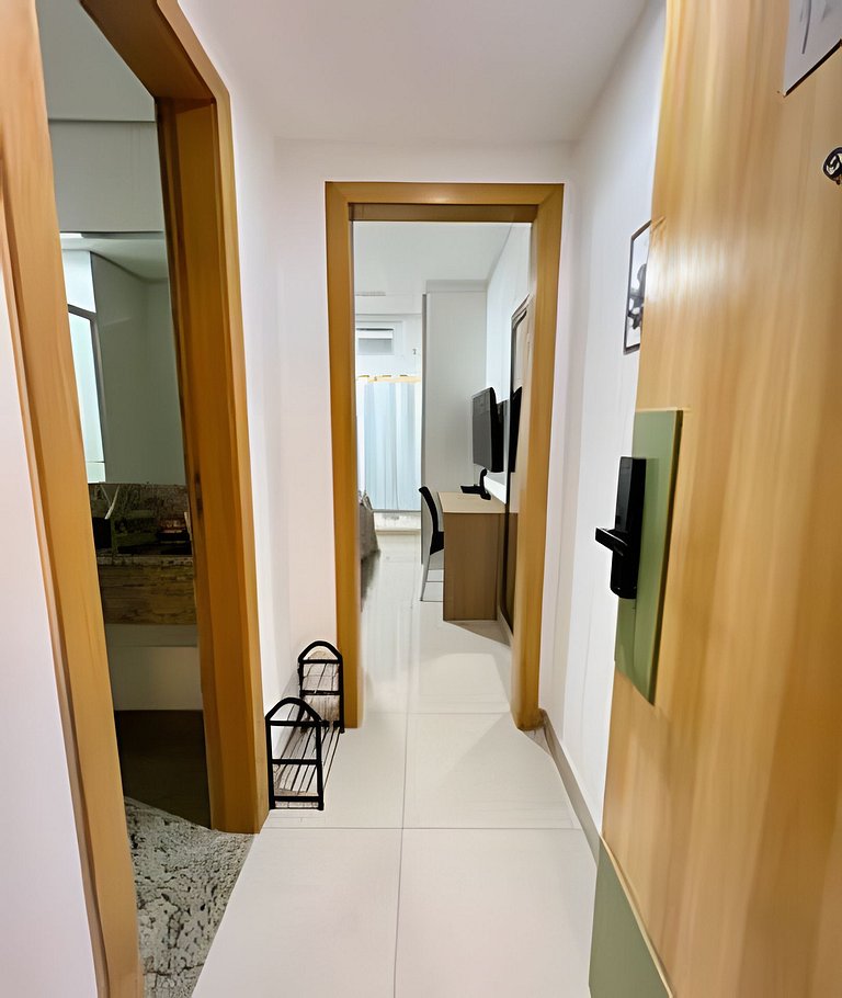 Studio 1409: Piscina, academia e Wi-Fi.