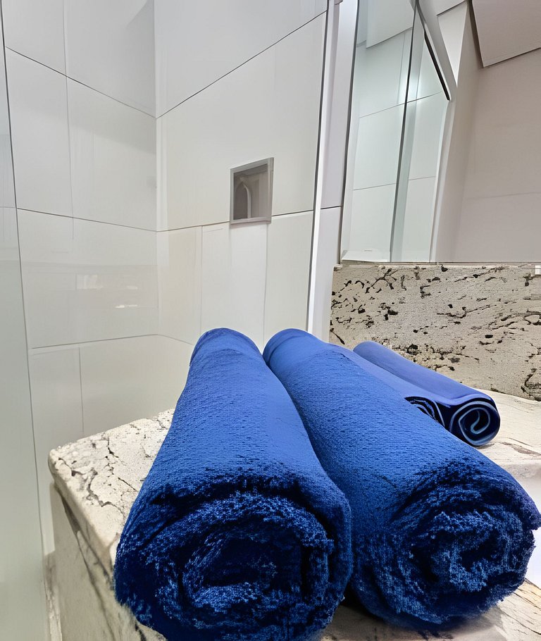 Studio 1409: Piscina, academia e Wi-Fi.