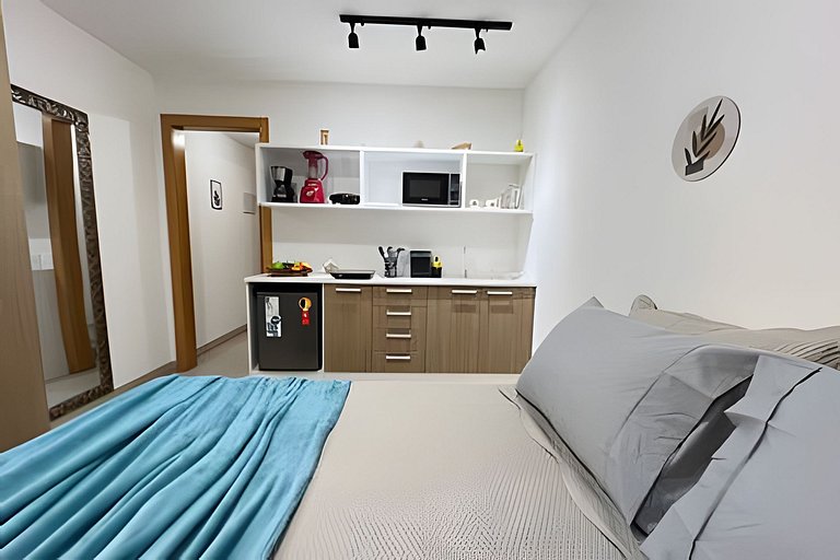 Studio 1109: Piscina, academia e Wi-Fi - Centro RJ