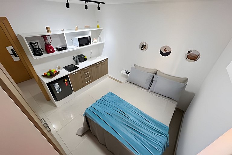 Studio 1109: Piscina, academia e Wi-Fi - Centro RJ