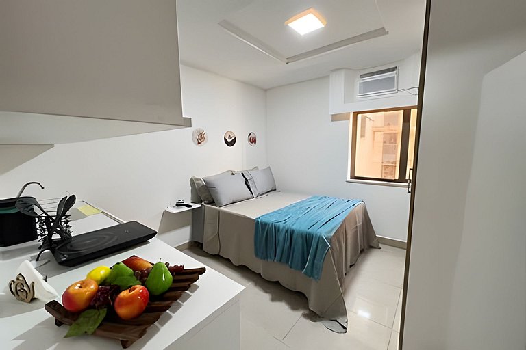Studio 1109: Piscina, academia e Wi-Fi - Centro RJ