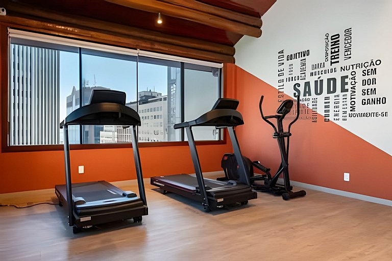 Studio 1109: Piscina, academia e Wi-Fi - Centro RJ