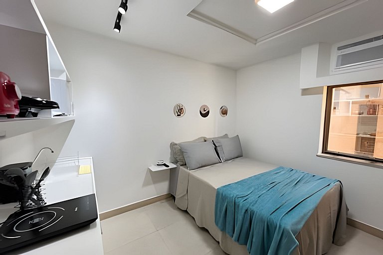 Studio 1109: Piscina, academia e Wi-Fi - Centro RJ