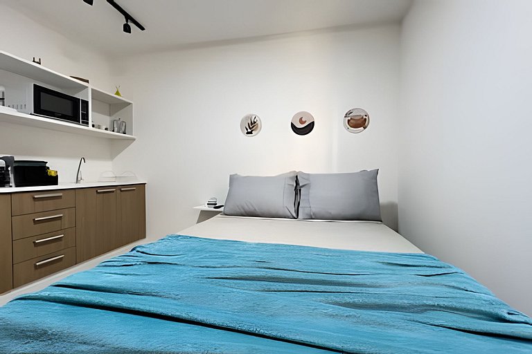 Studio 1109: Piscina, academia e Wi-Fi - Centro RJ