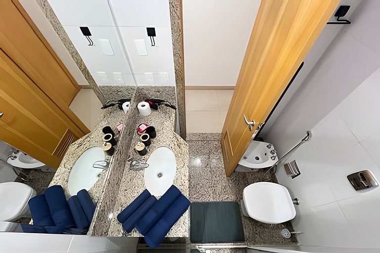 Studio 1109: Piscina, academia e Wi-Fi - Centro RJ